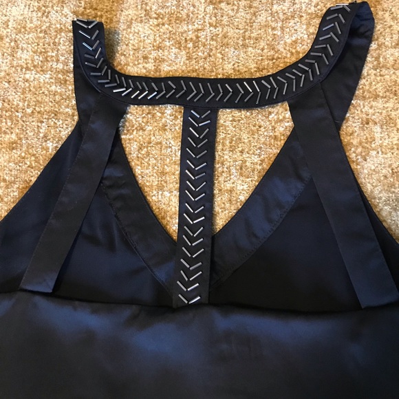 Naked Zebra Black T-Back dressy top, size Large - Picture 12 of 12